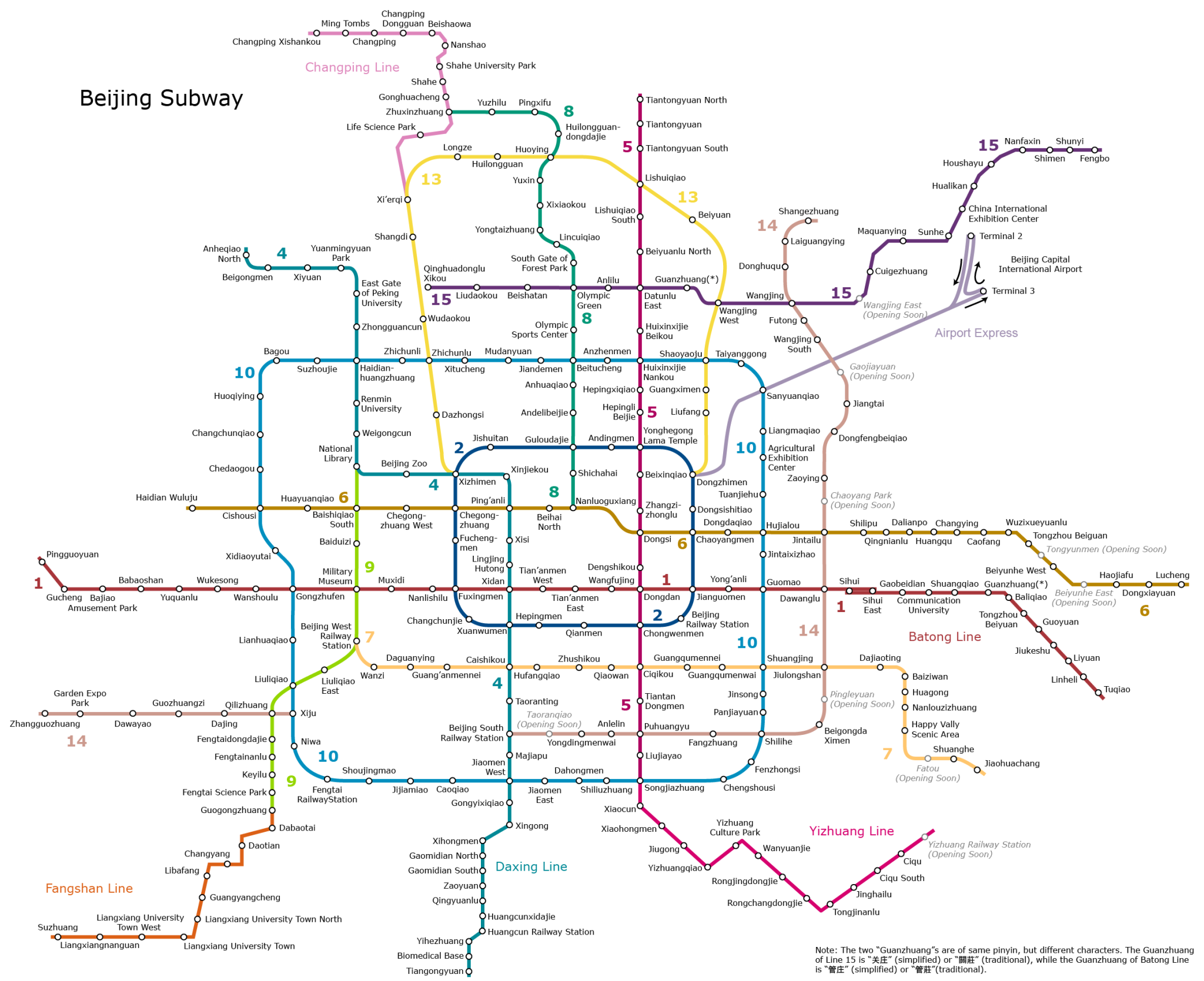 Beijing Subway — Map, Lines, Route, Hours, Tickets