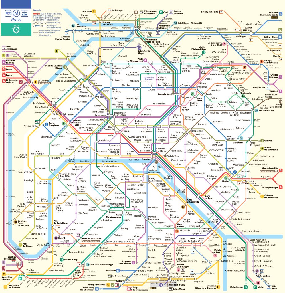 Paris Metro Map 2026 Timetable Lines Stations Ticket Prices 