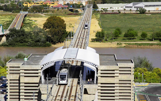 Seville Metro Lines and Stations