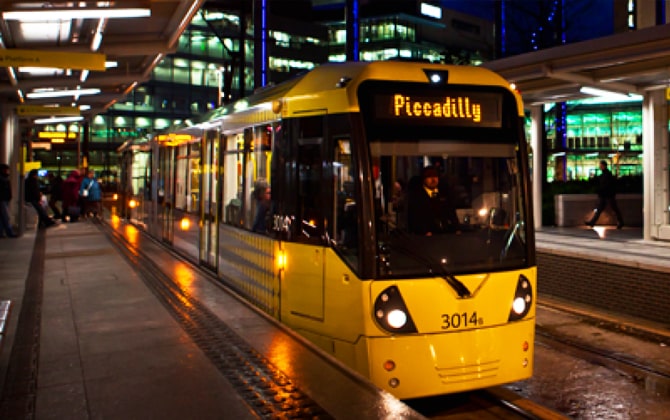 Manchester Metrolink Lines and Stations