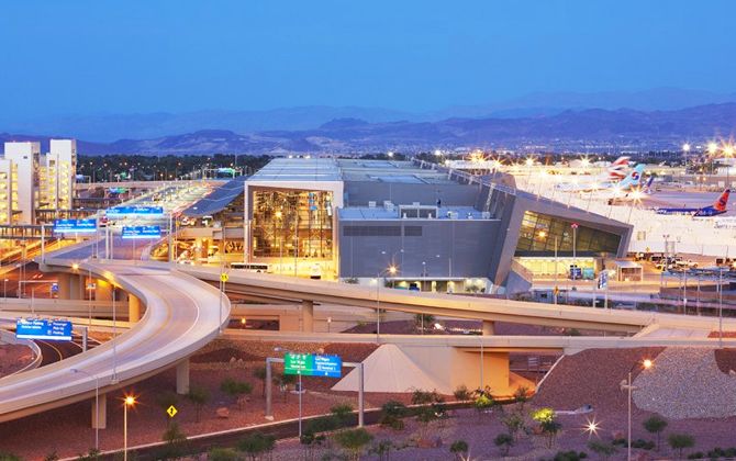 Las Vegas Monorail Connection with the Airport