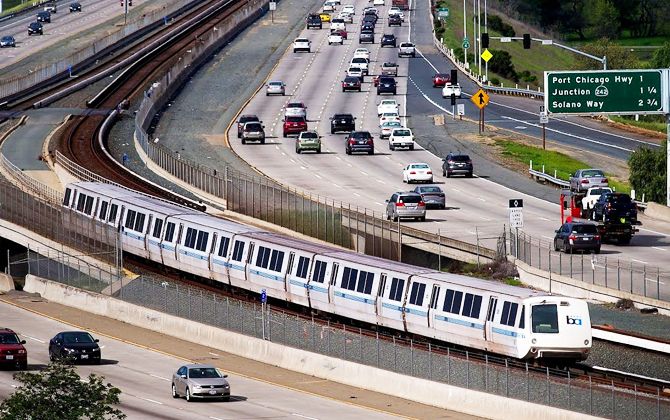 Lines and Stations of BART