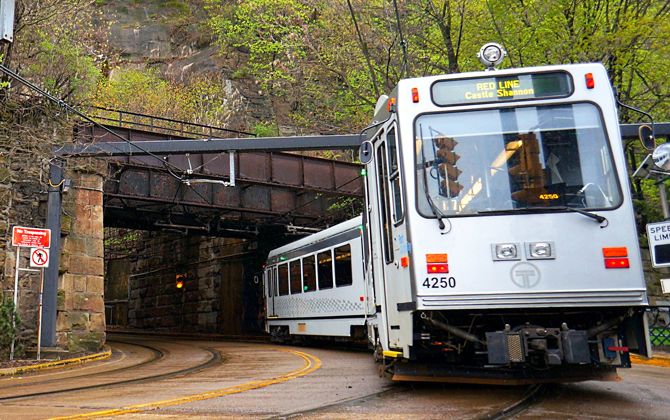 Pittsburgh light rail Tips