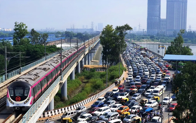 Delhi Metro Parking