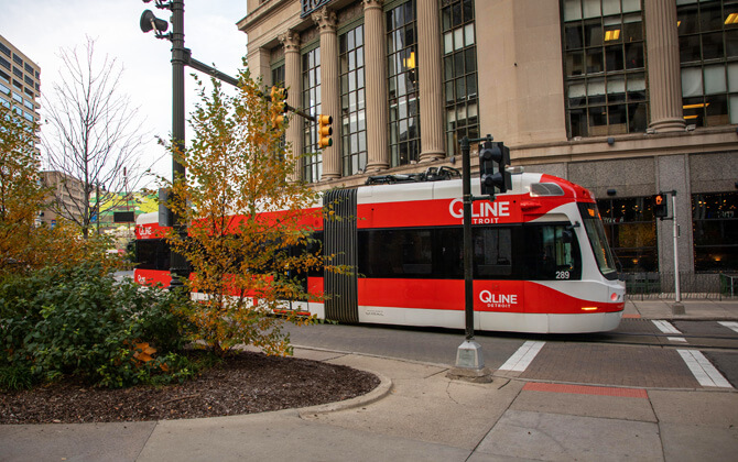 QLine Detroit Line and Stations