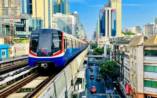 Bangkok Subway or Metro MRT service
