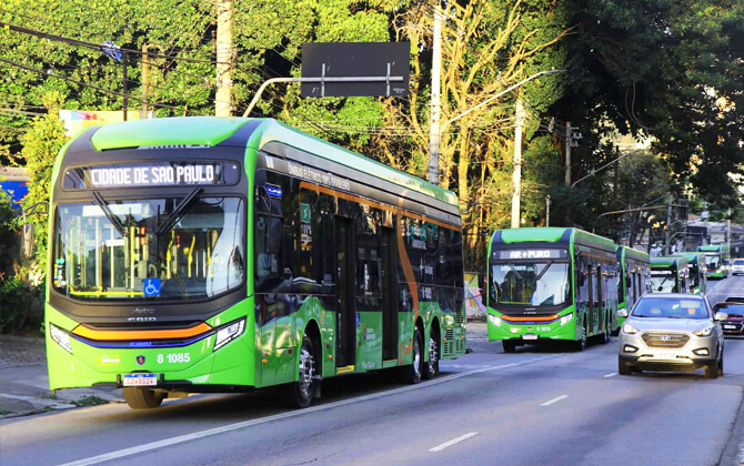 Buses in Sao Paulo