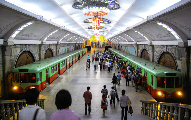 Pyongyang Metro Connections