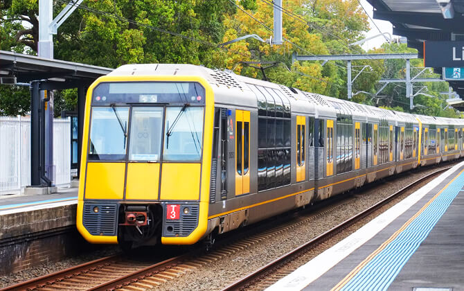 Eastern Suburbs Railway Line Map