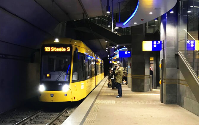 Essen Stadtbahn frequency