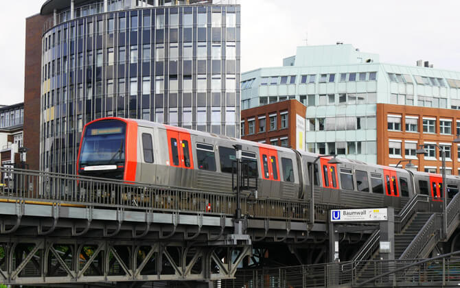Hamburg U-Bahn and S-Bahn Trains