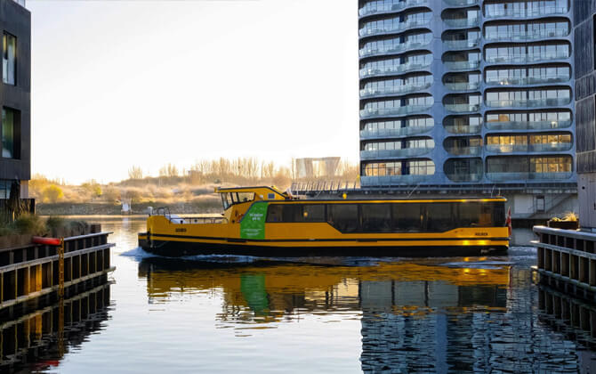 Harbour bus in Copenhagen