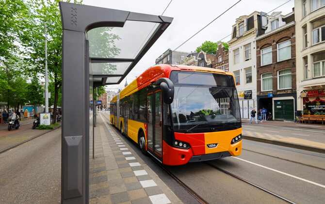 Public Bus Service in Copenhagen