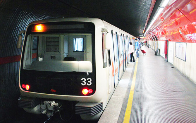 Metro System in Rome