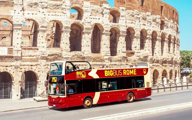 Bus system in Rome