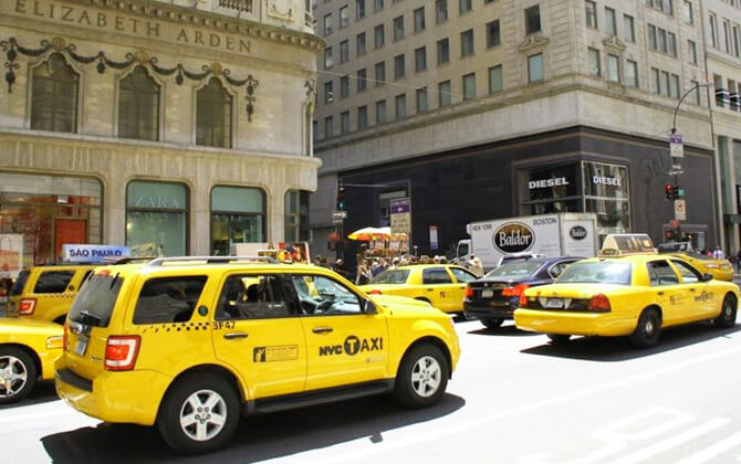Taxi service in New York