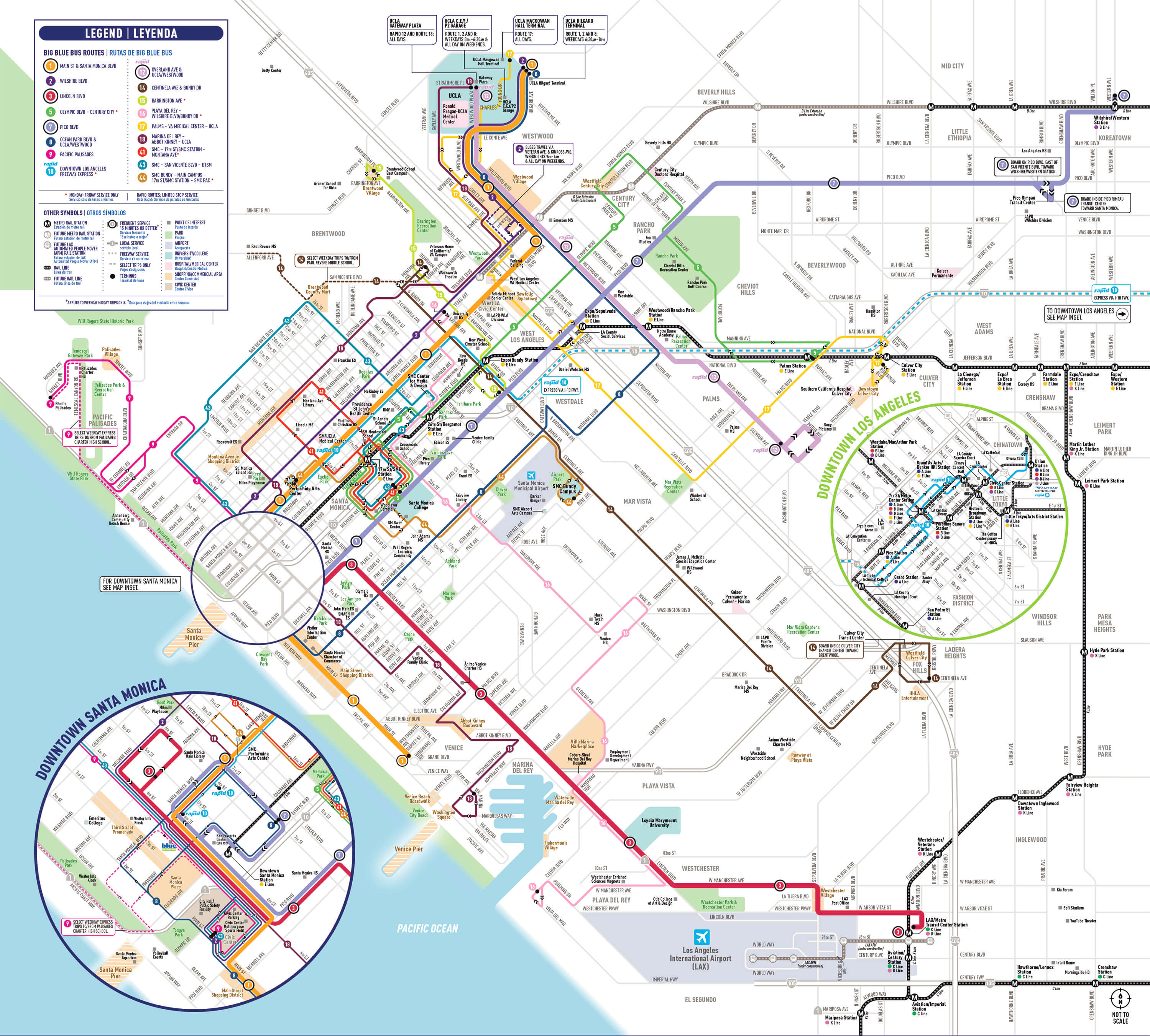 Big Blue Bus Map