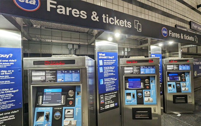 Chicago Transit Authority (CTA Bus) Tickrts