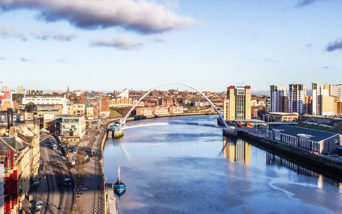 Sightseeing via the Newcastle upon Tyne Metro