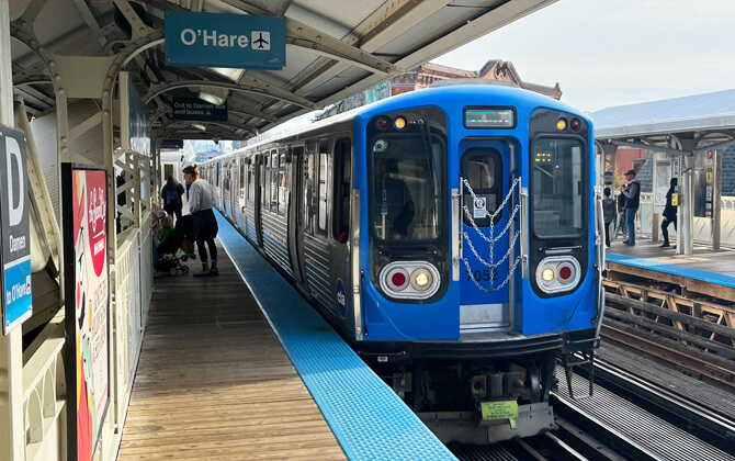 Blue Line Chicago “L”