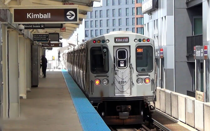 Blue Line Chicago “L” Schedule