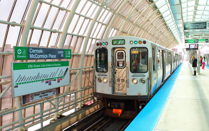 Green Line Chicago “L” Schedule