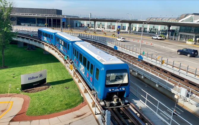 O'Hare Airport Transit System Connections
