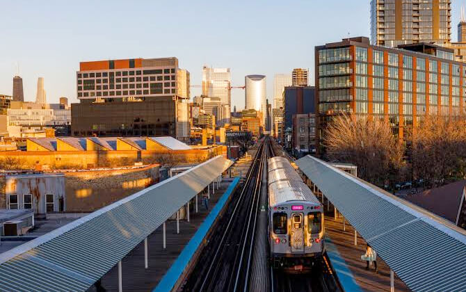 Pink Line Chicago “L” History