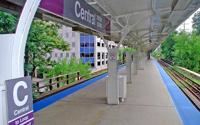 Purple Line Chicago “L” Schedule