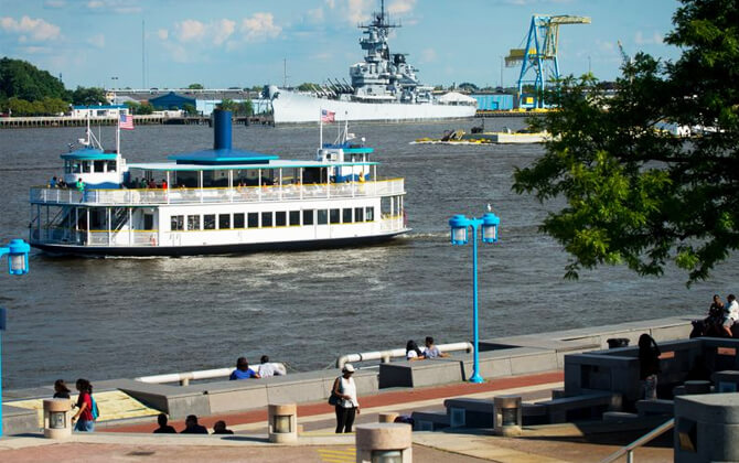 RiverLink Ferry connections
