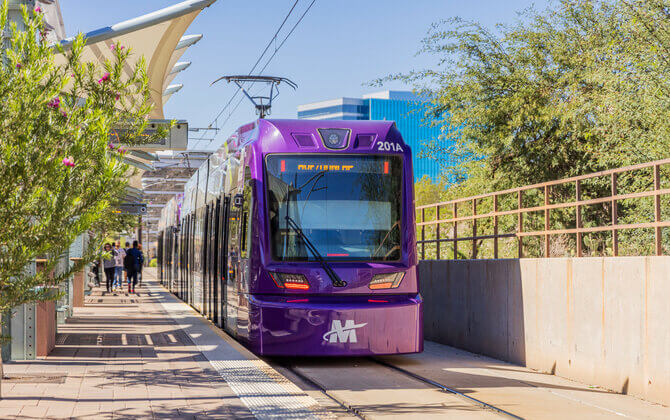 Valley Metro Light Rail connections